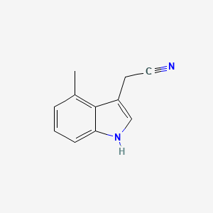 2-(4-methyl-1H-indol-3-yl)acetonitrile