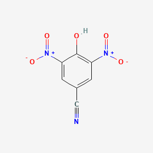 molecular formula C7H3N3O5 B3050031 4-Hydroxy-3,5-dinitrobenzonitrile CAS No. 2315-80-2
