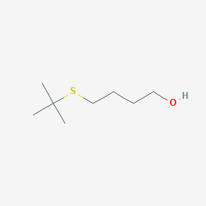 molecular formula C8H18OS B3050048 4-(Tert-butylsulfanyl)butan-1-ol CAS No. 2327-14-2