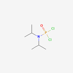 molecular formula C6H14Cl2NOP B3050050 Phosphoramidic dichloride, N,N-bis(1-methylethyl)- CAS No. 23306-80-1