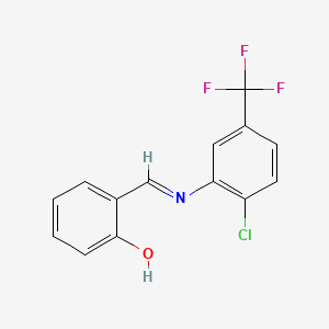 alpha-(2-Chloro-5-(trifluoromethyl)phenylimino)-O-cresol