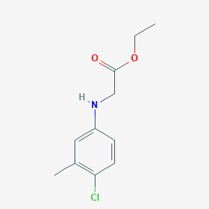 Ethyl 2-(4-chloro-3-methylanilino)acetate