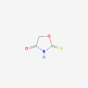 molecular formula C3H3NO2S B3050068 2-thioxooxazolidin-4-one CAS No. 2346-24-9