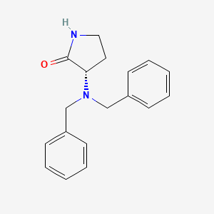 (S)-3-(Dibenzylamino)pyrrolidin-2-one