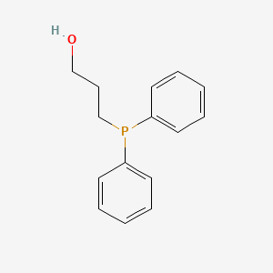 molecular formula C15H17OP B3050087 1-Propanol, 3-(diphenylphosphino)- CAS No. 2360-09-0