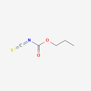 molecular formula C5H7NO2S B3050134 Carbon(isothiocyanatidic) acid, propyl ester CAS No. 23822-50-6