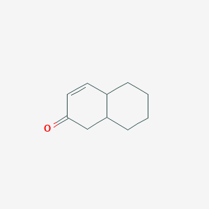 molecular formula C10H14O B3050135 4a,5,6,7,8,8a-Hexahydronaphthalen-2(1H)-one CAS No. 2384-50-1