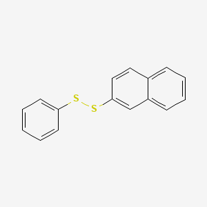 molecular formula C16H12S2 B3050138 2-(Phenyldithio)naphthalene CAS No. 23853-95-4