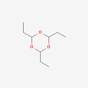 molecular formula C9H18O3 B3050151 2,4,6-Triethyl-1,3,5-trioxane CAS No. 2396-42-1