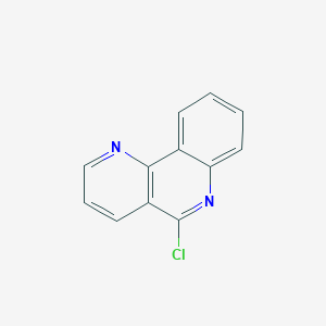 Benzo[h]-1,6-naphthyridine, 5-chloro-