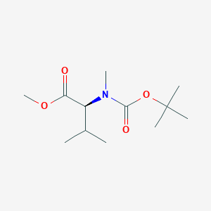 methyl (2S)-3-methyl-2-[methyl-[(2-methylpropan-2-yl)oxycarbonyl]amino]butanoate