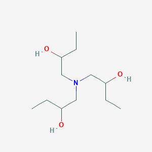 molecular formula C12H27NO3 B3050192 1-[Bis(2-hydroxybutyl)amino]-2-butanol CAS No. 2421-02-5