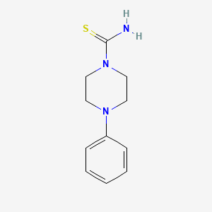 molecular formula C11H15N3S B3050206 4-phenylpiperazine-1-carbothioamide CAS No. 242801-86-1