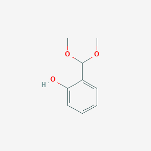 molecular formula C9H12O3 B3050225 2-(Dimethoxymethyl)phenol CAS No. 24396-24-5