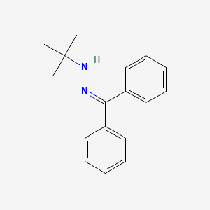 molecular formula C17H20N2 B3050226 1-Tert-butyl-2-(diphenylmethylidene)hydrazine CAS No. 24398-53-6