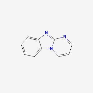 molecular formula C10H7N3 B3050247 Pyrimido[1,2-a]benzimidazole CAS No. 245-55-6