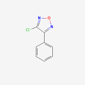 molecular formula C8H5ClN2O B3050281 3-Chloro-4-phenylfurazan CAS No. 24786-13-8