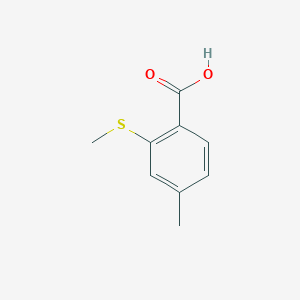 molecular formula C9H10O2S B3050289 4-Methyl-2-(methylsulfanyl)benzoic acid CAS No. 24852-73-1