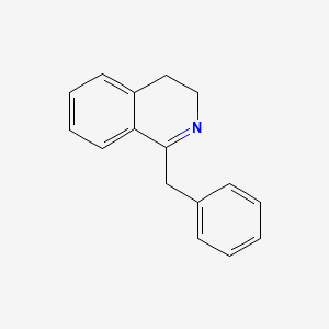 molecular formula C16H15N B3050290 1-Benzyl-3,4-dihydroisoquinoline CAS No. 24853-83-6