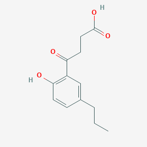 4-(2-Hydroxy-5-propylphenyl)-4-oxobutanoic acid