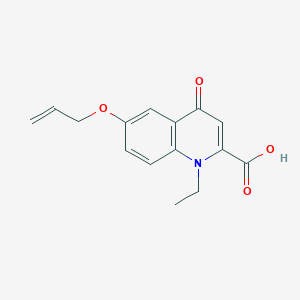 6-(Allyloxy)-1-ethyl-4-oxo-1,4-dihydroquinoline-2-carboxylic acid