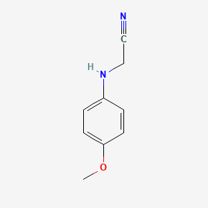 molecular formula C9H10N2O B3050298 [(4-Methoxyphenyl)amino]acetonitrile CAS No. 24889-95-0