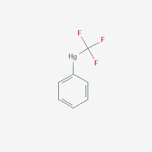 molecular formula C7H5F3Hg B3050301 Phenyl(trifluoromethyl)mercury CAS No. 24925-18-6