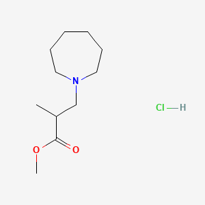 Methyl hexahydro-alpha-methyl-1H-azepine-1-propionate hydrochloride