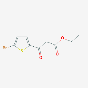 molecular formula C9H9BrO3S B3050313 Ethyl 3-(5-bromothiophen-2-yl)-3-oxopropanoate CAS No. 250375-46-3