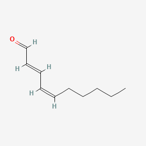 molecular formula C10H16O B3050325 (2E,4Z)-deca-2,4-dienal CAS No. 25152-83-4