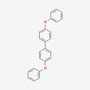 molecular formula C24H18O2 B3050331 4,4'-Diphenoxy-1,1'-biphenyl CAS No. 2519-16-6