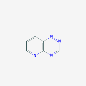 molecular formula C6H4N4 B3050359 Pyrido[2,3-e][1,2,4]triazine CAS No. 254-97-7