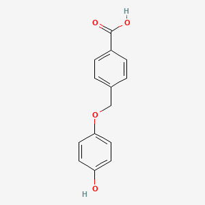 Benzoic acid, 4-[(4-hydroxyphenoxy)methyl]-