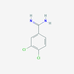 molecular formula C7H6Cl2N2 B3050364 3,4-Dichlorobenzamidine CAS No. 25412-64-0
