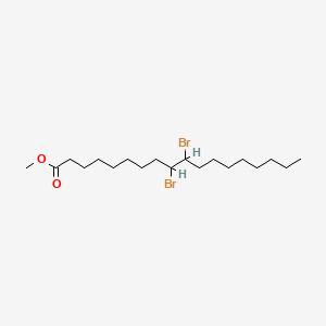 molecular formula C19H36Br2O2 B3050368 9,10-二溴硬脂酸甲酯 CAS No. 25456-04-6