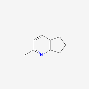 molecular formula C9H11N B3050377 6,7-Dihydro-2-methyl-5H-1-pyrindine CAS No. 25536-14-5