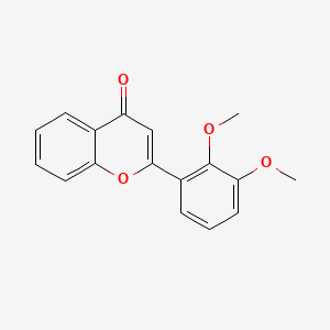 molecular formula C17H14O4 B3050378 2',3'-Dimethoxyflavone CAS No. 2554-84-9