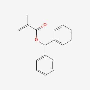 molecular formula C17H16O2 B3050385 2-丙烯酸, 2-甲基-, 二苯甲酯 CAS No. 25574-72-5