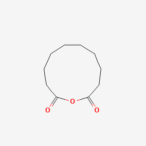 molecular formula C10H16O3 B3050387 Oxacycloundecane-2,11-dione CAS No. 2561-88-8