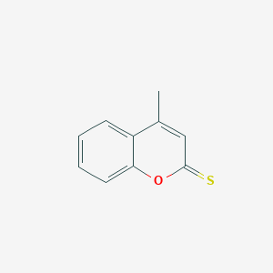 molecular formula C10H8OS B3050389 4-Methylchromene-2-thione CAS No. 25624-32-2