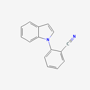 molecular formula C15H10N2 B3050408 2-(1h-Indol-1-yl)benzonitrile CAS No. 25699-90-5