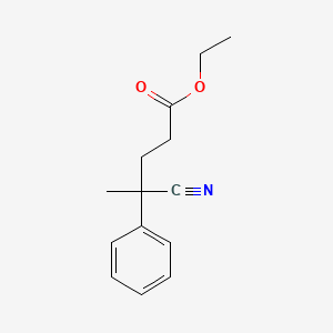 Ethyl gamma-cyano-gamma-methylbenzenebutyrate