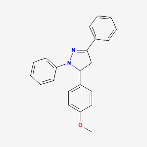 5-(4-Methoxyphenyl)-1,3-diphenyl-4,5-dihydro-1H-pyrazole