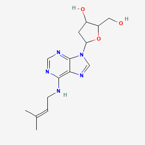 molecular formula C15H21N5O3 B3050416 2'-Deoxy-N6-isopentenyladenosine CAS No. 25775-85-3