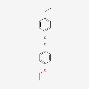 1-Ethoxy-4-(2-(4-ethylphenyl)ethynyl)benzene