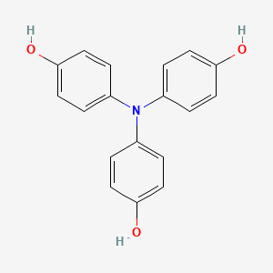molecular formula C18H15NO3 B3050432 4,4',4''-Nitrilotriphenol CAS No. 25926-14-1