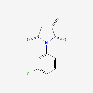 1-(3-Chlorophenyl)-3-methylidenepyrrolidine-2,5-dione