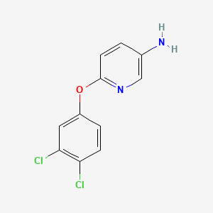 3-Pyridinamine, 6-(3,4-dichlorophenoxy)-