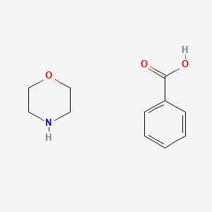 molecular formula C11H15NO3 B3050443 Morpholine, benzoate CAS No. 26021-56-7