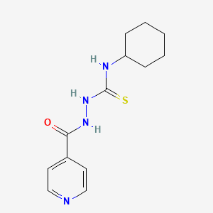 Semicarbazide, 4-cyclohexyl-1-isonicotinoyl-3-thio-